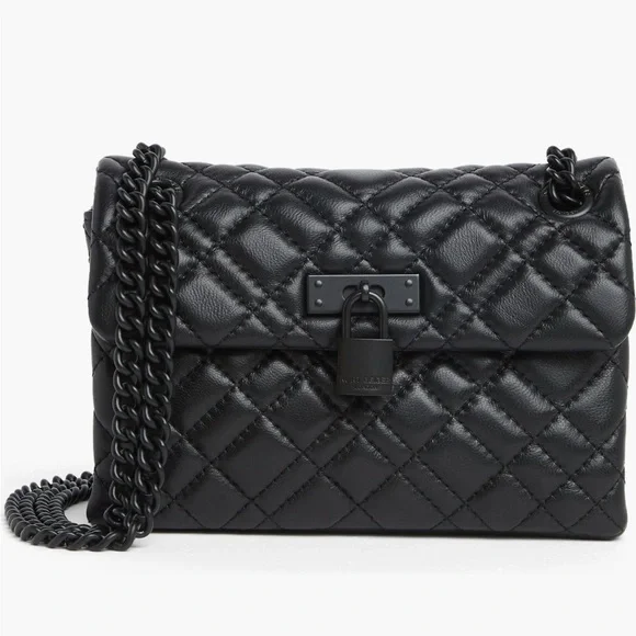 Kurt Geiger London Mini Brixton Drench Leather Shoulder Bag - Picture 1 of 11